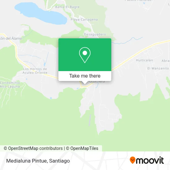 Mapa de Medialuna Pintue