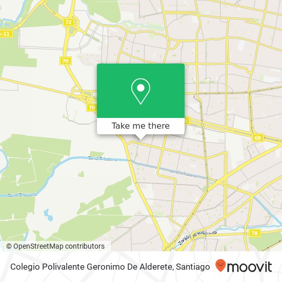 Colegio Polivalente Geronimo De Alderete map