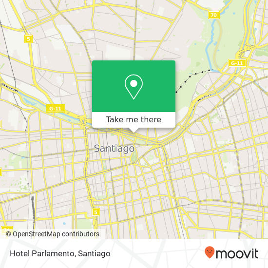 Mapa de Hotel Parlamento