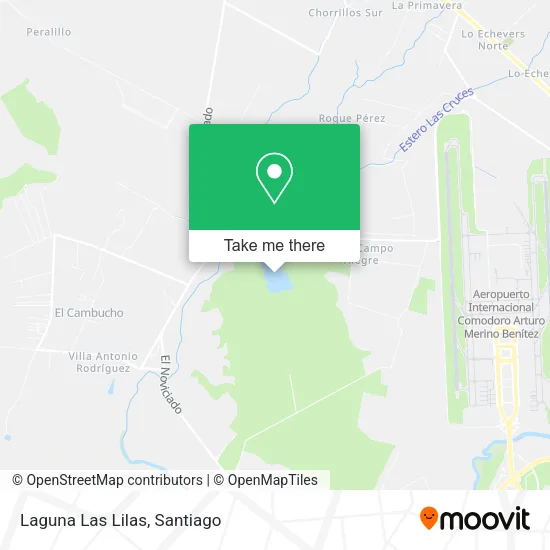 Laguna Las Lilas map