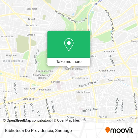 Biblioteca De Providencia map