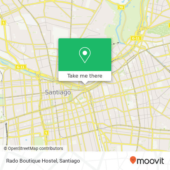Rado Boutique Hostel map