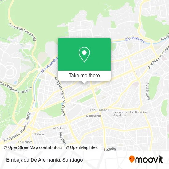 Embajada De Alemania map