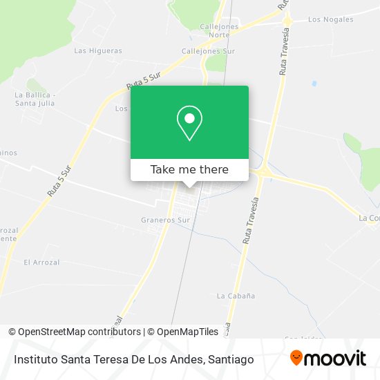 Instituto Santa Teresa De Los Andes map