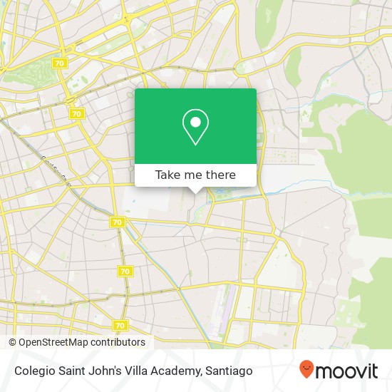 Colegio Saint John's Villa Academy map