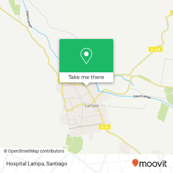 Hospital Lampa map