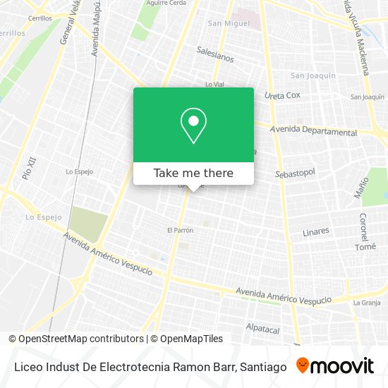 Liceo Indust De Electrotecnia Ramon Barr map