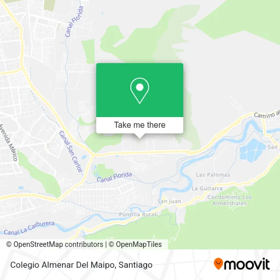 Colegio Almenar Del Maipo map