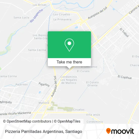 Pizzeria Parrilladas Argentinas map
