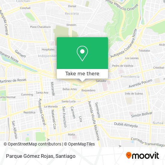 Parque Gómez Rojas map