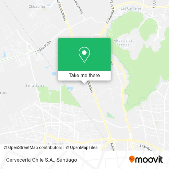 Cervecería Chile S.A. map