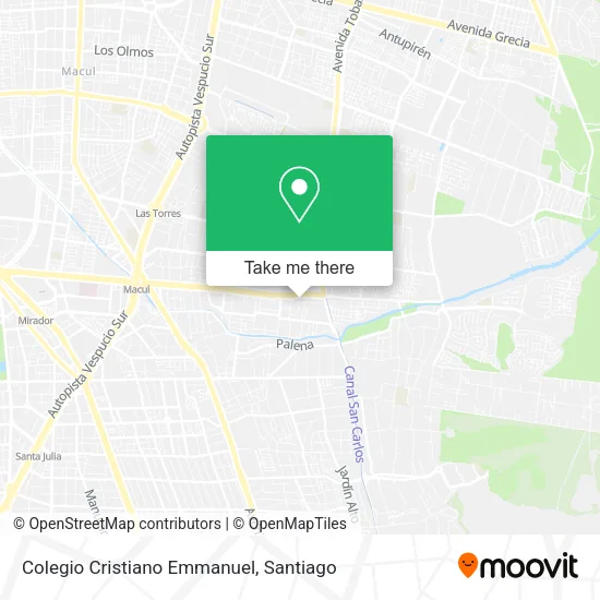 Colegio Cristiano Emmanuel map