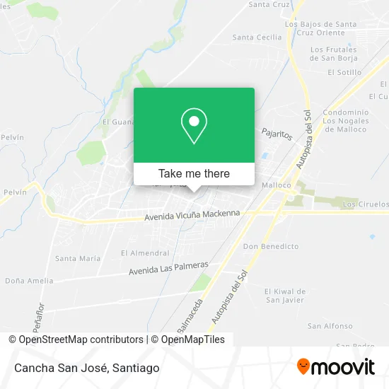Cancha San José map