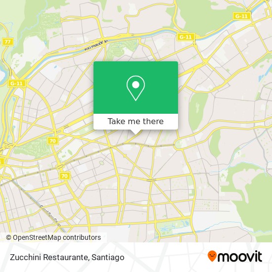 Zucchini Restaurante map