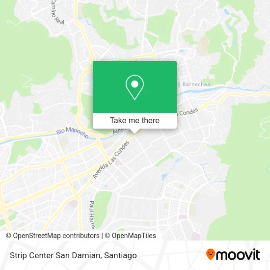 Strip Center San Damian map