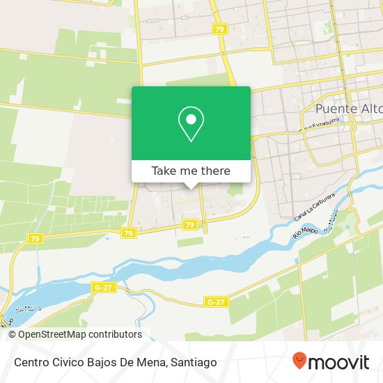 Centro Civico Bajos De Mena map