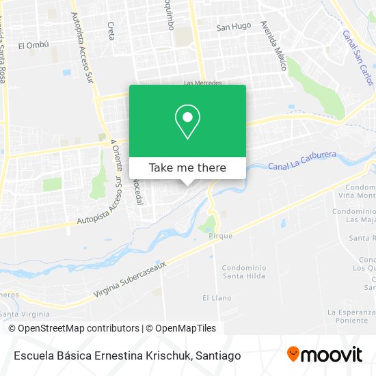 Escuela Básica Ernestina Krischuk map