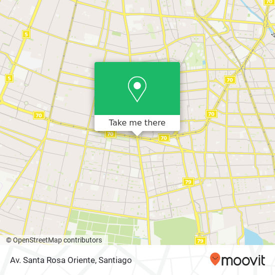 Av. Santa Rosa Oriente map