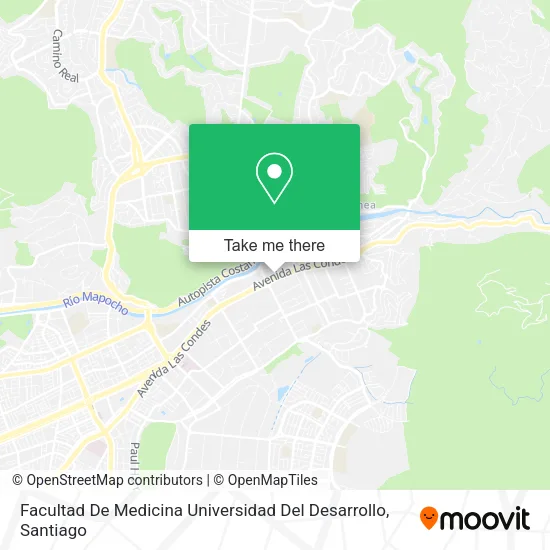 Facultad De Medicina Universidad Del Desarrollo map