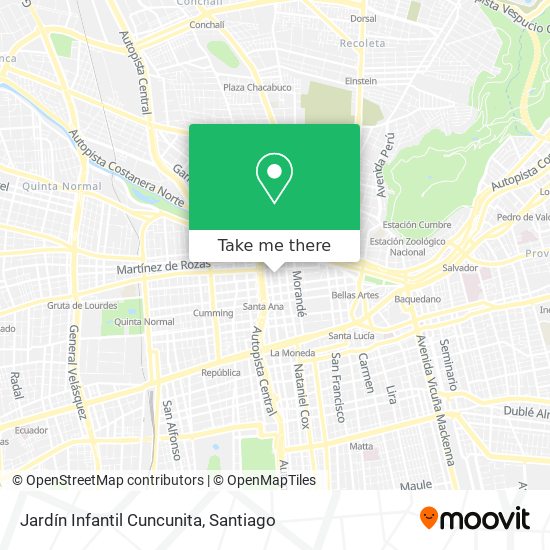 Jardín Infantil Cuncunita map