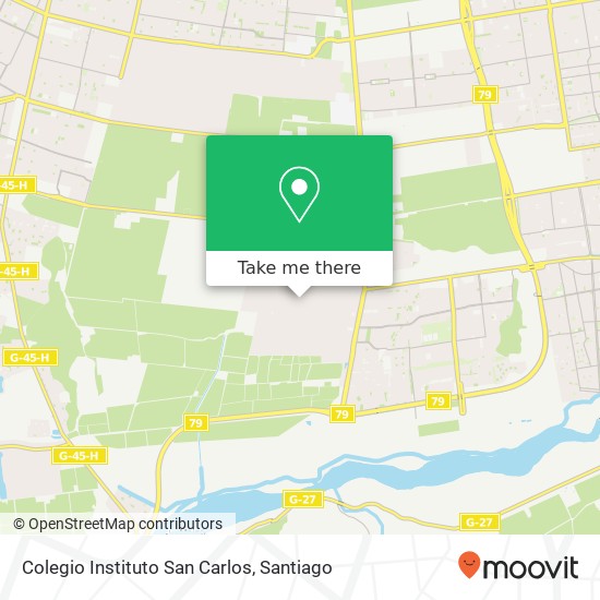 Colegio Instituto San Carlos map