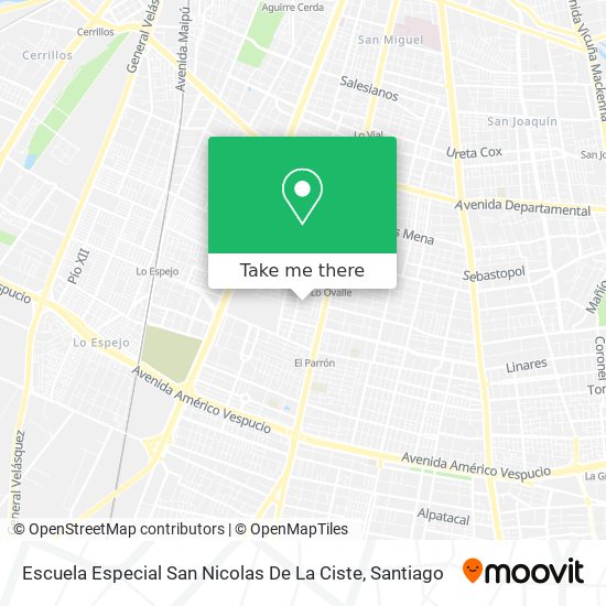 Escuela Especial San Nicolas De La Ciste map