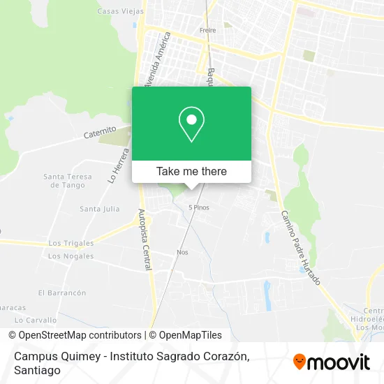 Campus Quimey - Instituto Sagrado Corazón map