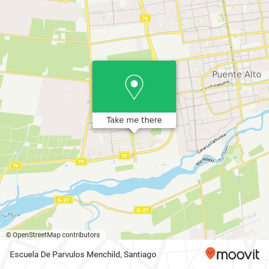 Escuela De Parvulos Menchild map