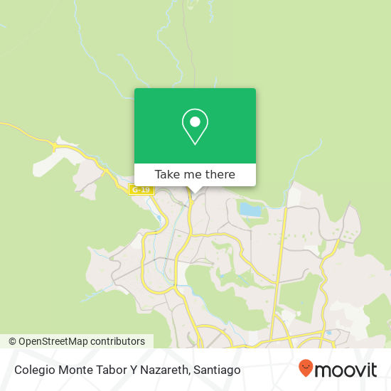 Colegio Monte Tabor Y Nazareth map