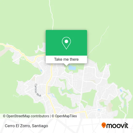 Cerro El Zorro map