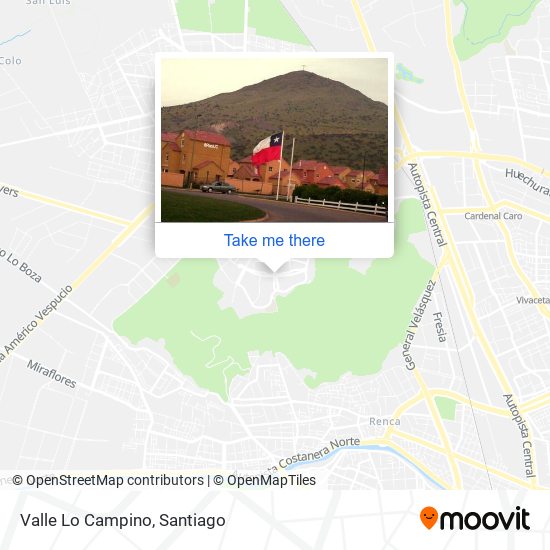 Valle Lo Campino map