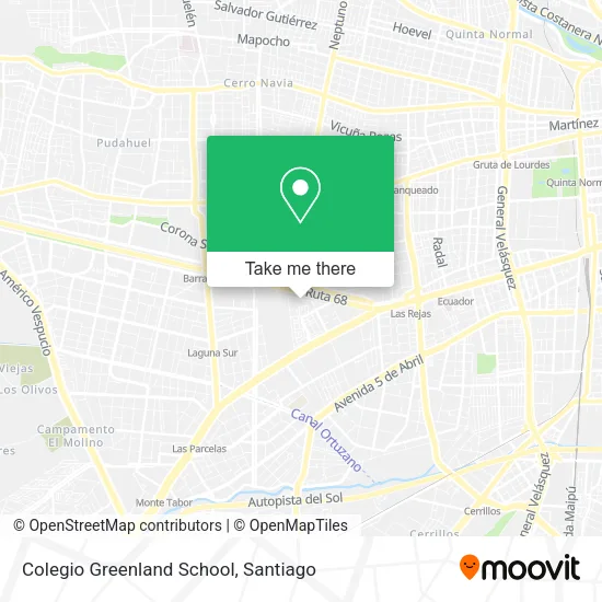 Colegio Greenland School map