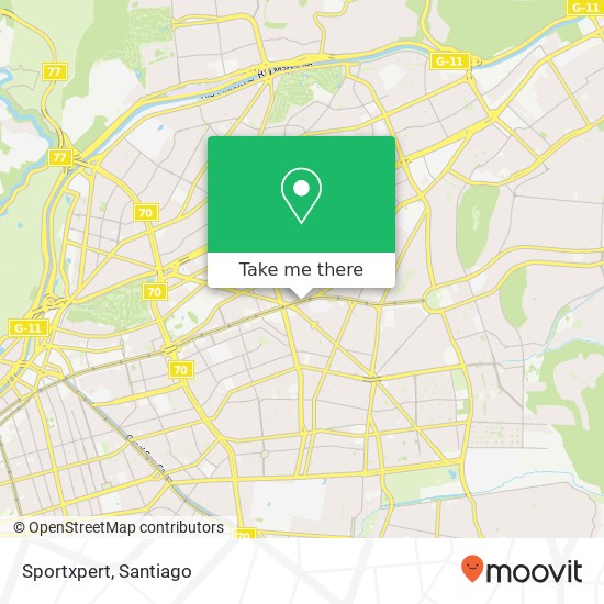 Sportxpert map