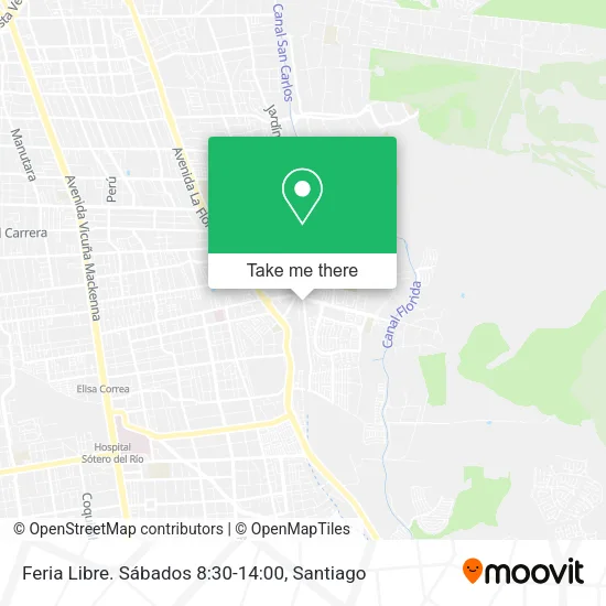 Feria Libre. Sábados 8:30-14:00 map