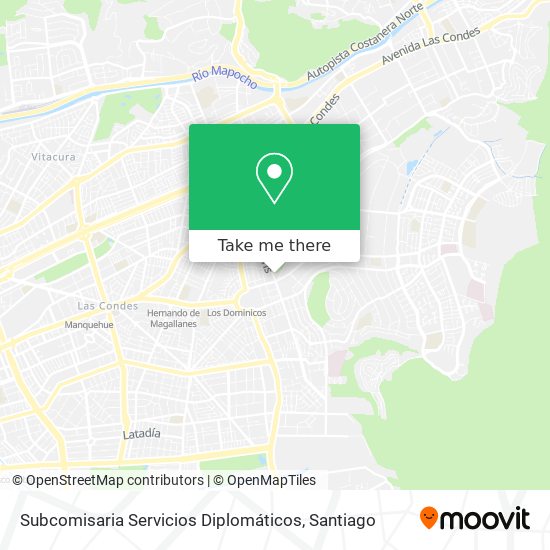 Subcomisaria Servicios Diplomáticos map