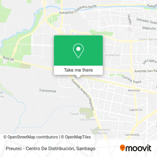 Preunic - Centro De Distribución map