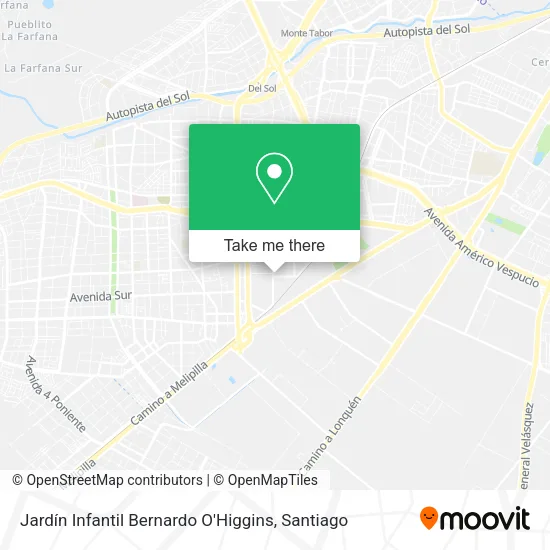 Jardín Infantil Bernardo O'Higgins map