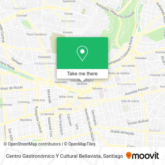Centro Gastronómico Y Cultural Bellavista map