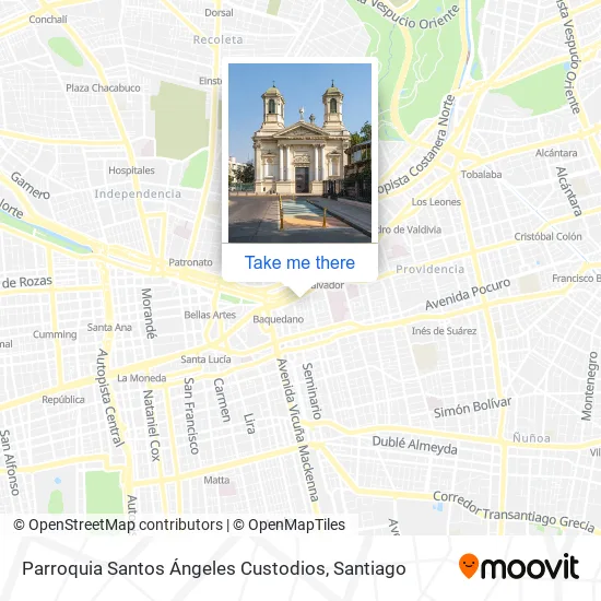 Parroquia Santos Ángeles Custodios map