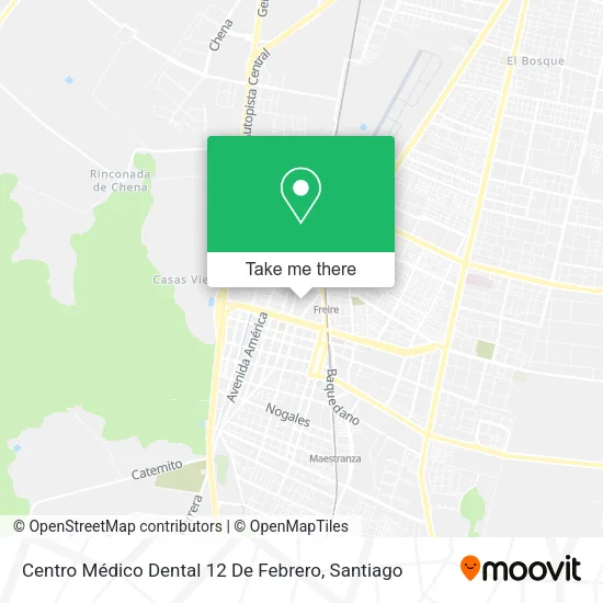 Centro Médico Dental 12 De Febrero map