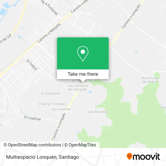 Multiespacio Lonquén map