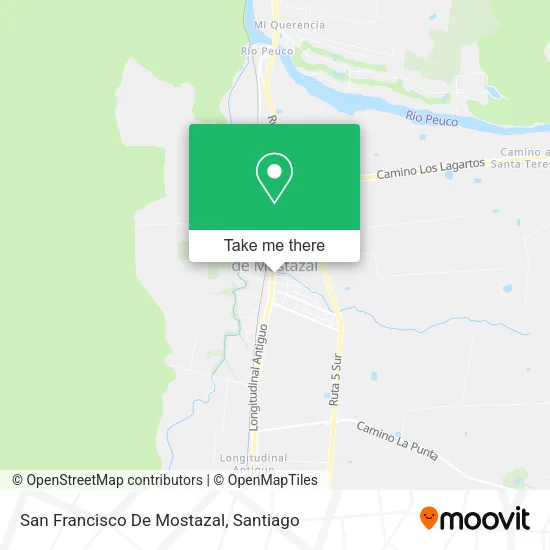 San Francisco De Mostazal map