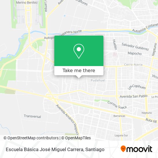 Escuela Básica José Miguel Carrera map