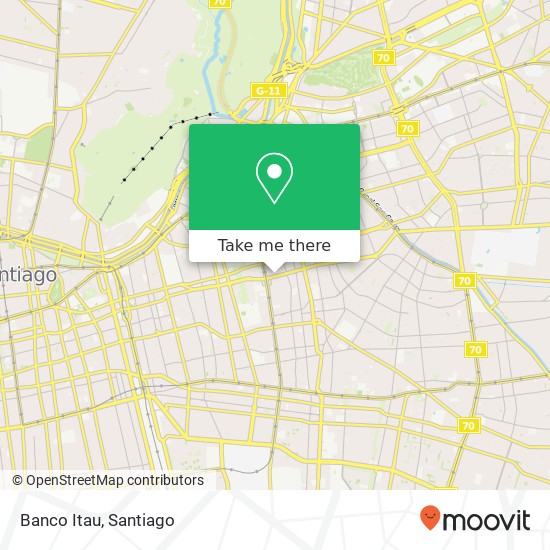 Banco Itau map