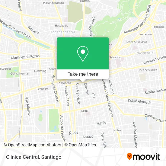 Clinica Central map