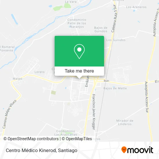 Centro Médico Kinerod map