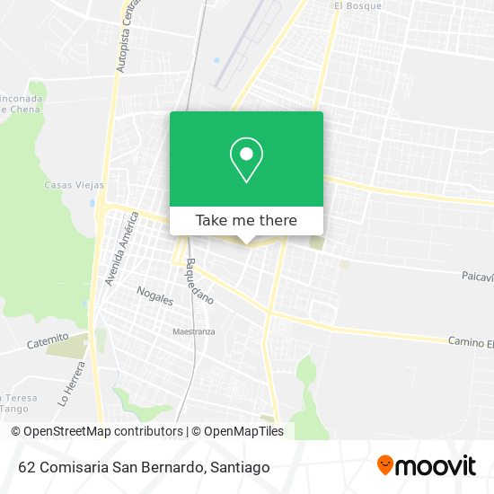 62 Comisaria San Bernardo map