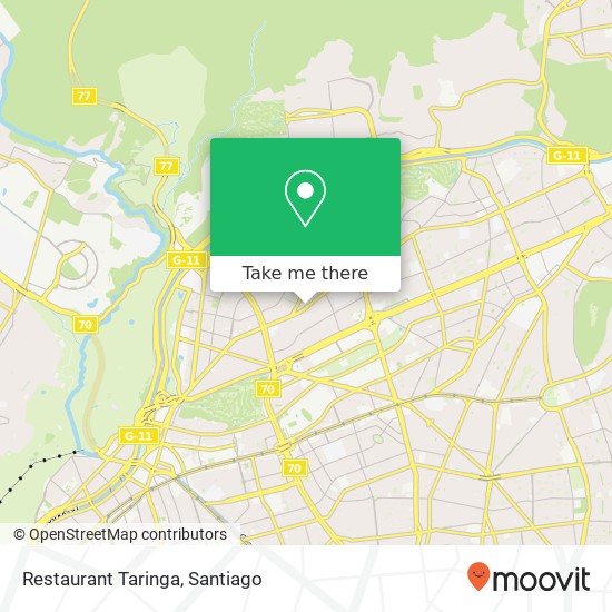 Restaurant Taringa map