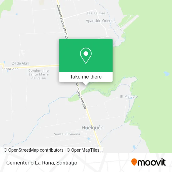 Cementerio La Rana map