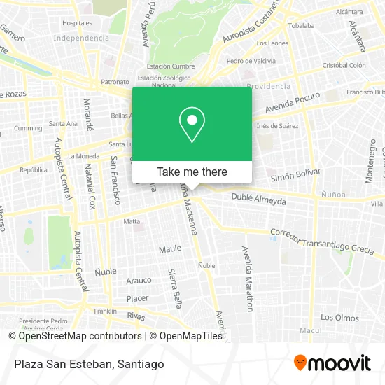 Plaza San Esteban map
